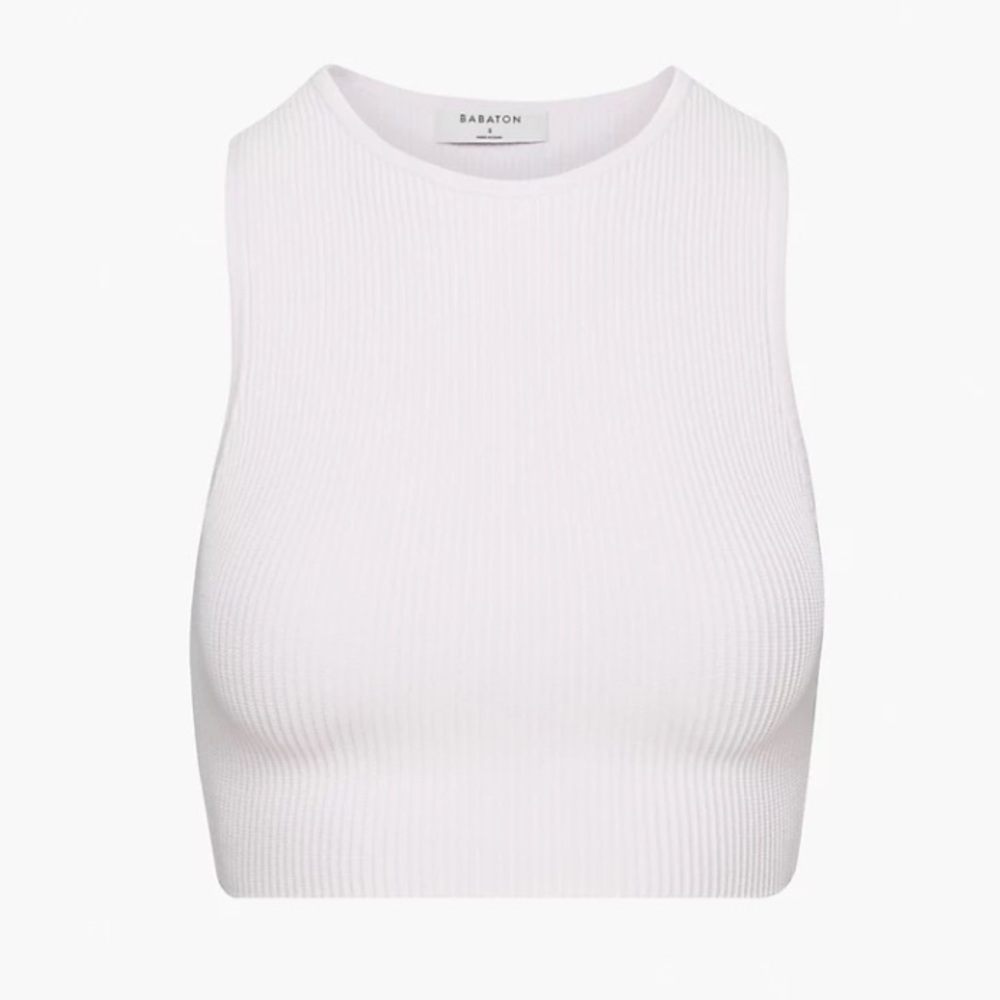 Aritzia Babaton Sculpt Knot Crop Tank